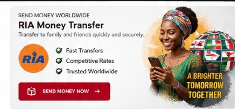 RIA Money Transfer flyer
